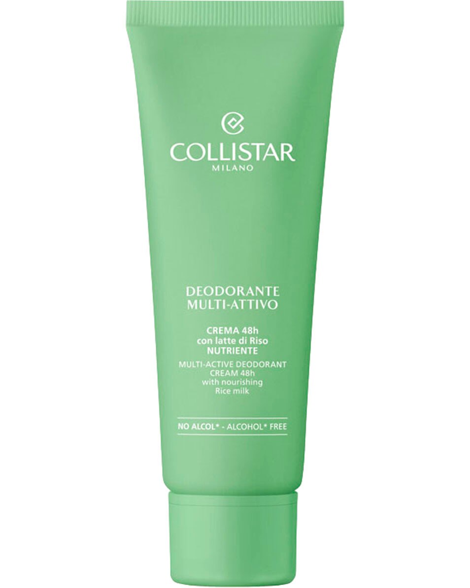 COLLISTAR Hydra-Illuminating Multi-Active Deodorant Cream 48H With Nourishing Rice Milk, Alcohol Free 75 ML