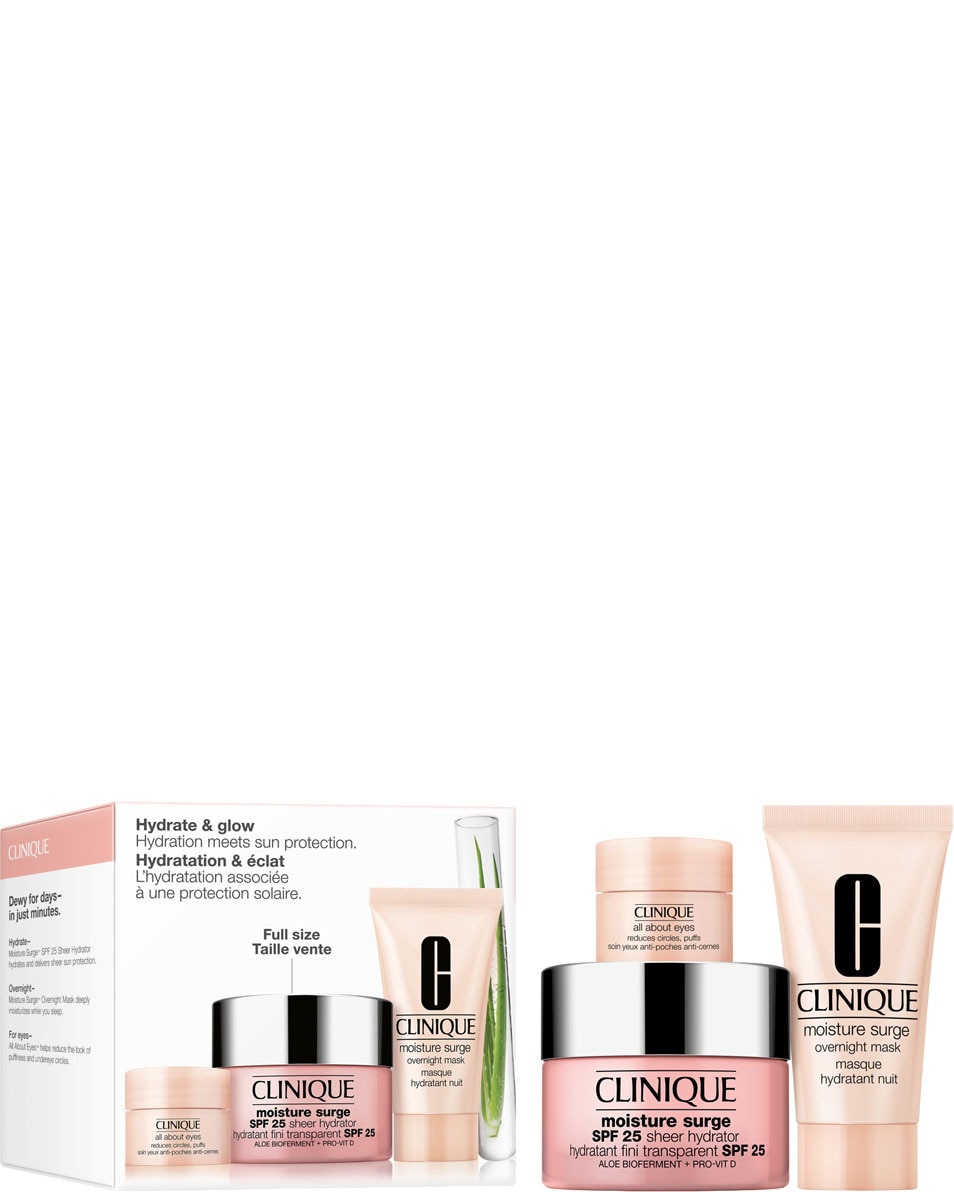 CLINIQUE Moisture Surge Coffret Éclat & Hydratation Solaire 3 ST