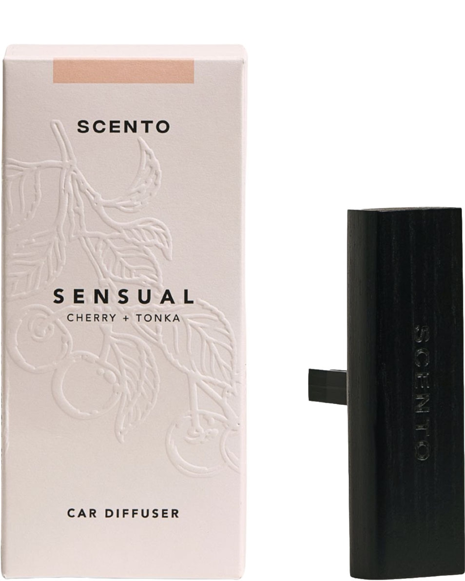 SCENTO Sensual Diffuseur de voiture Cerise & Tonka 3 ST