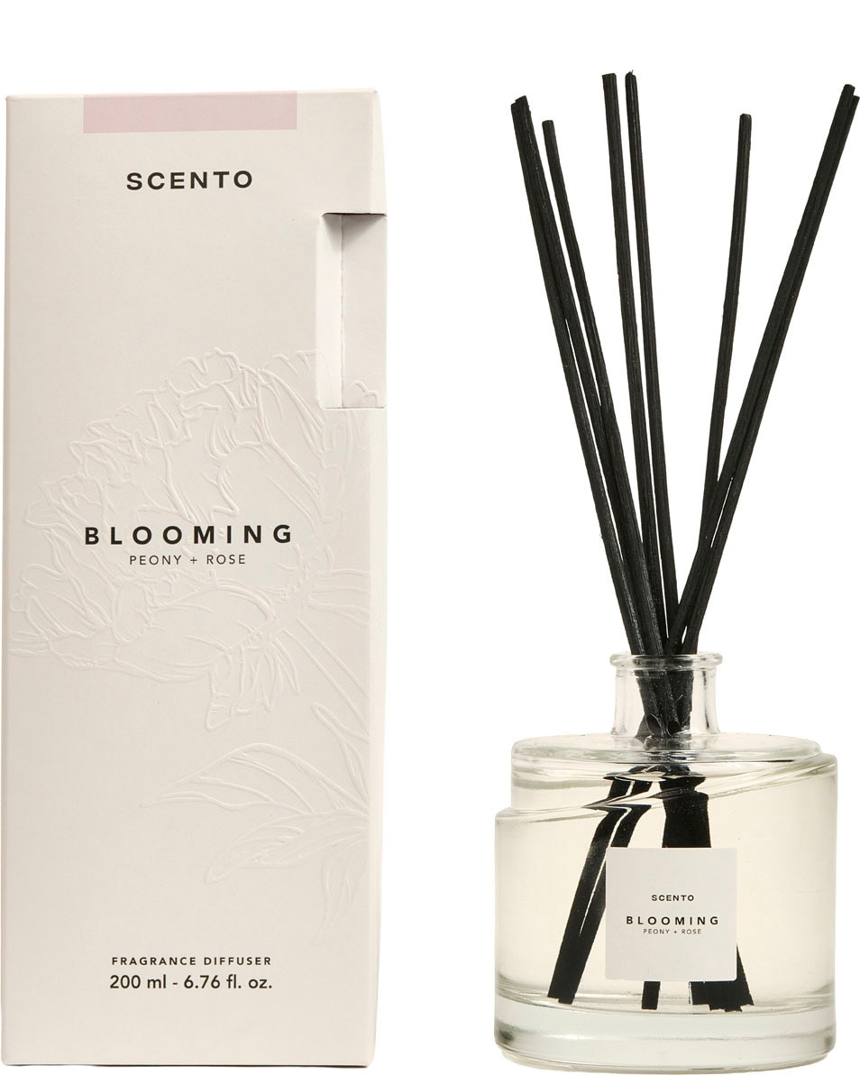 SCENTO Blooming Diffuseur d’ambiance Pivoine & Rose 200 ML