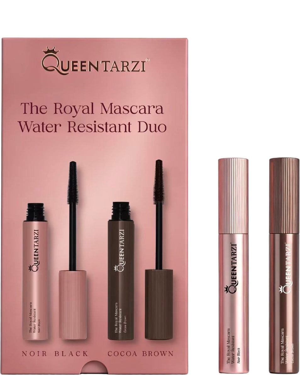 QUEEN TARZI Royal Mascara Water Resistant Duo Set 2 ST
