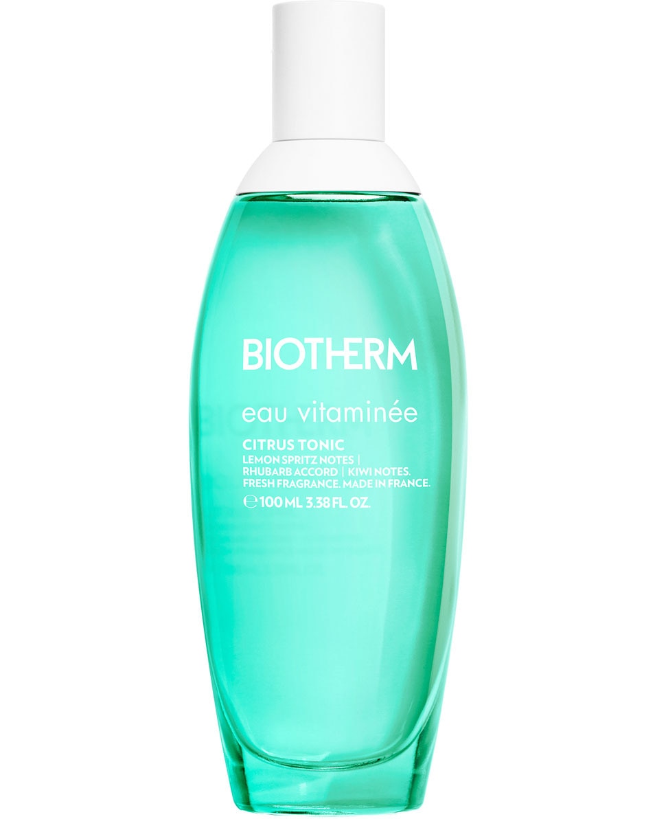 BIOTHERM Eau Vitaminée Citrus Tonic Brume Corps Rafraîchissante Agrumes – Notes de Citron Spritz, Rhubarbe, Kiwi & Musc Blanc 100 ML