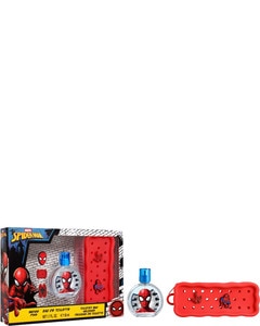 Spider-Man Coffret Cadeau avec Eau de Toilette 50 ml et trousse de toilette en silicone avec pins Spider-Man Coffret Cadeau avec Eau de Toilette 50 ml et trousse de toilette en silicone avec pins