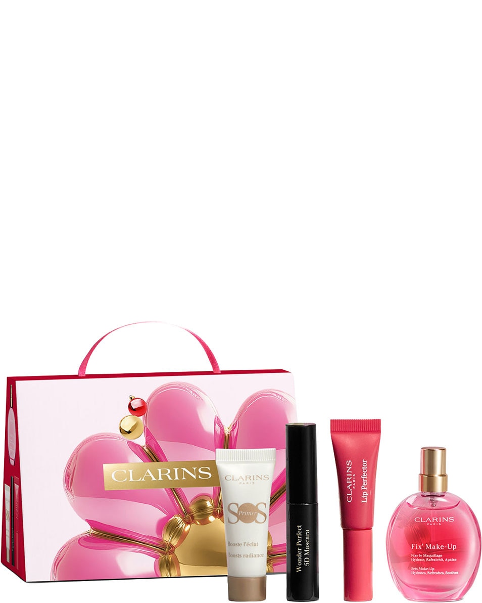 CLARINS Holiday Season 2026 Make-upset - de essentials voor teint, ogen en lippen 4 ST