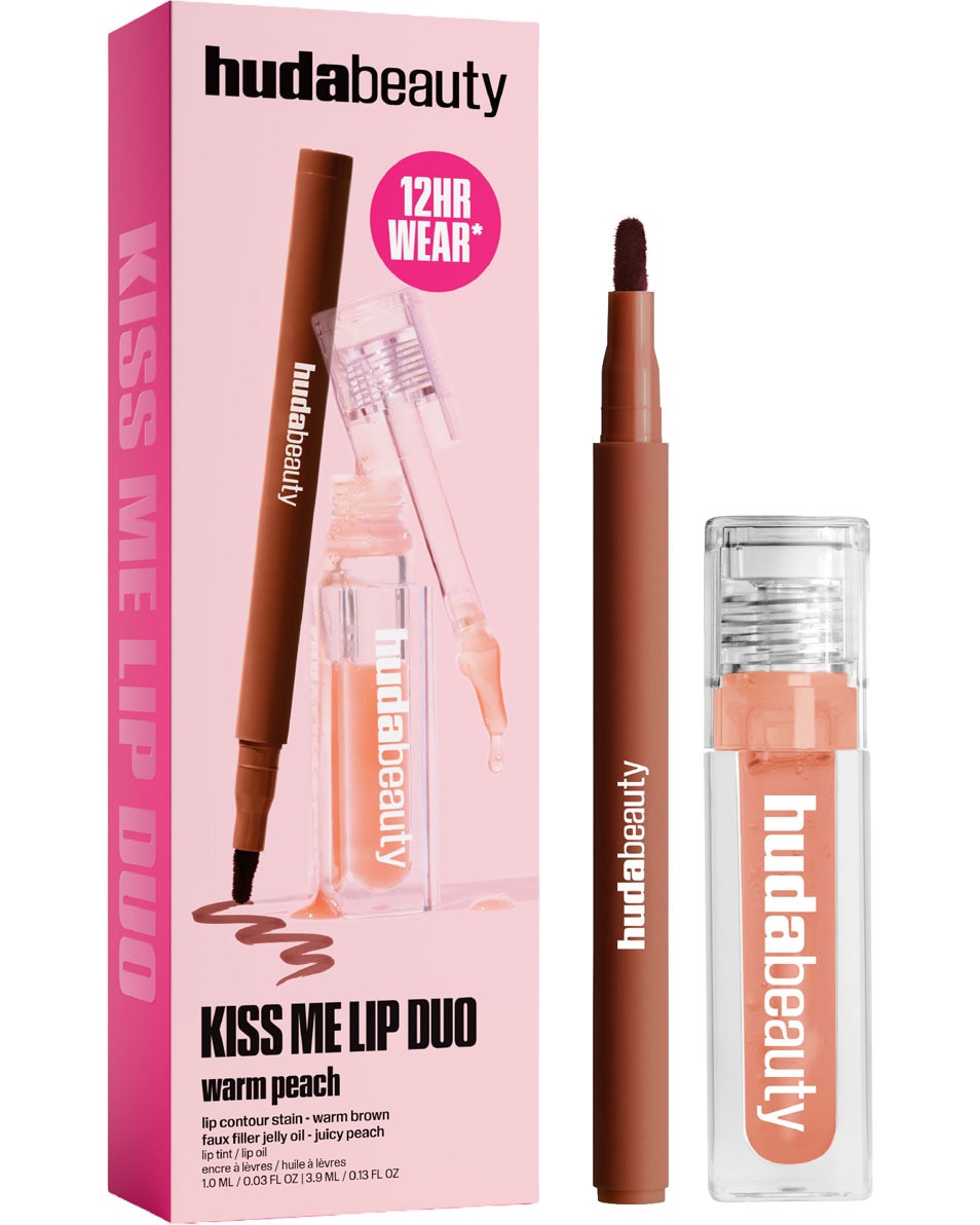 HUDA BEAUTY KISS ME LIP DUO LIP SET 2 ST