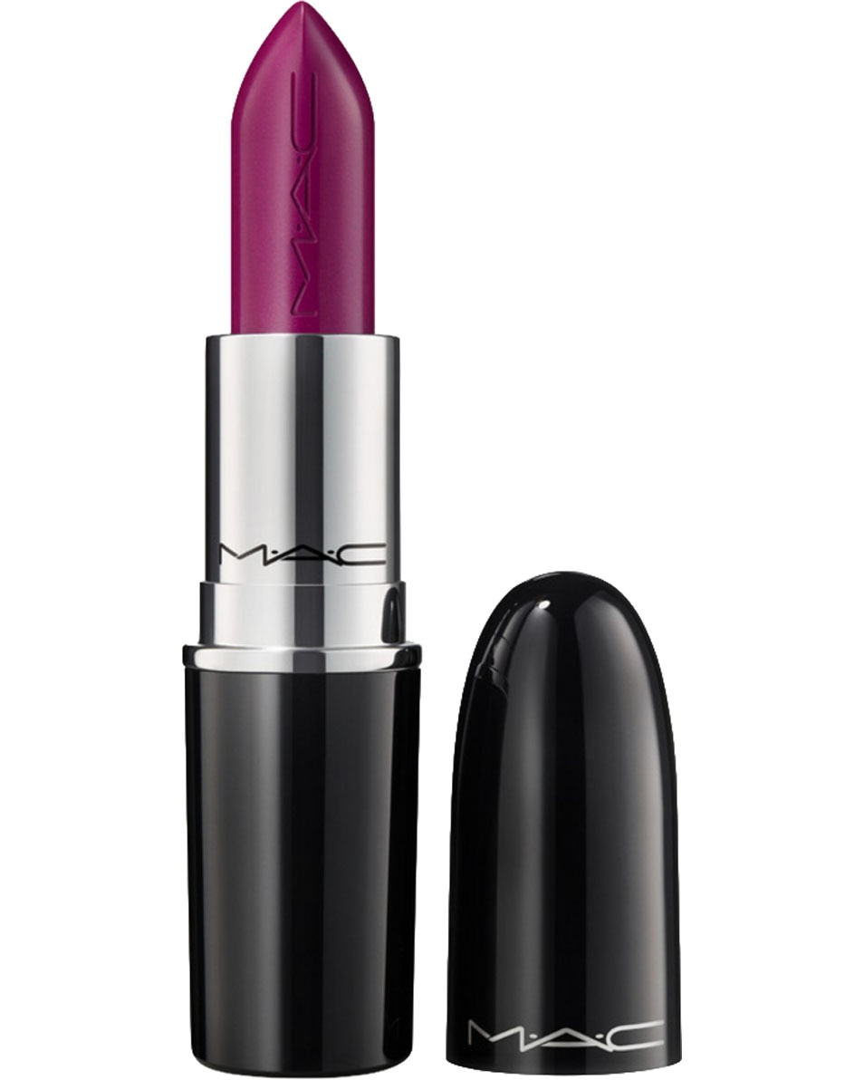 M.A.C Lustreglass Sheer-Shine Lipstick Zijdezachte, glanzende lippenstift Figgy