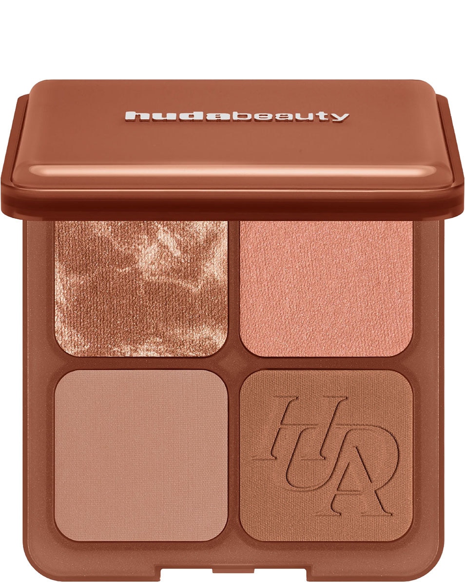 HUDA BEAUTY BRONZE FILTER PALETTE BRONZING AND CONTOUR QUAD LIGHT