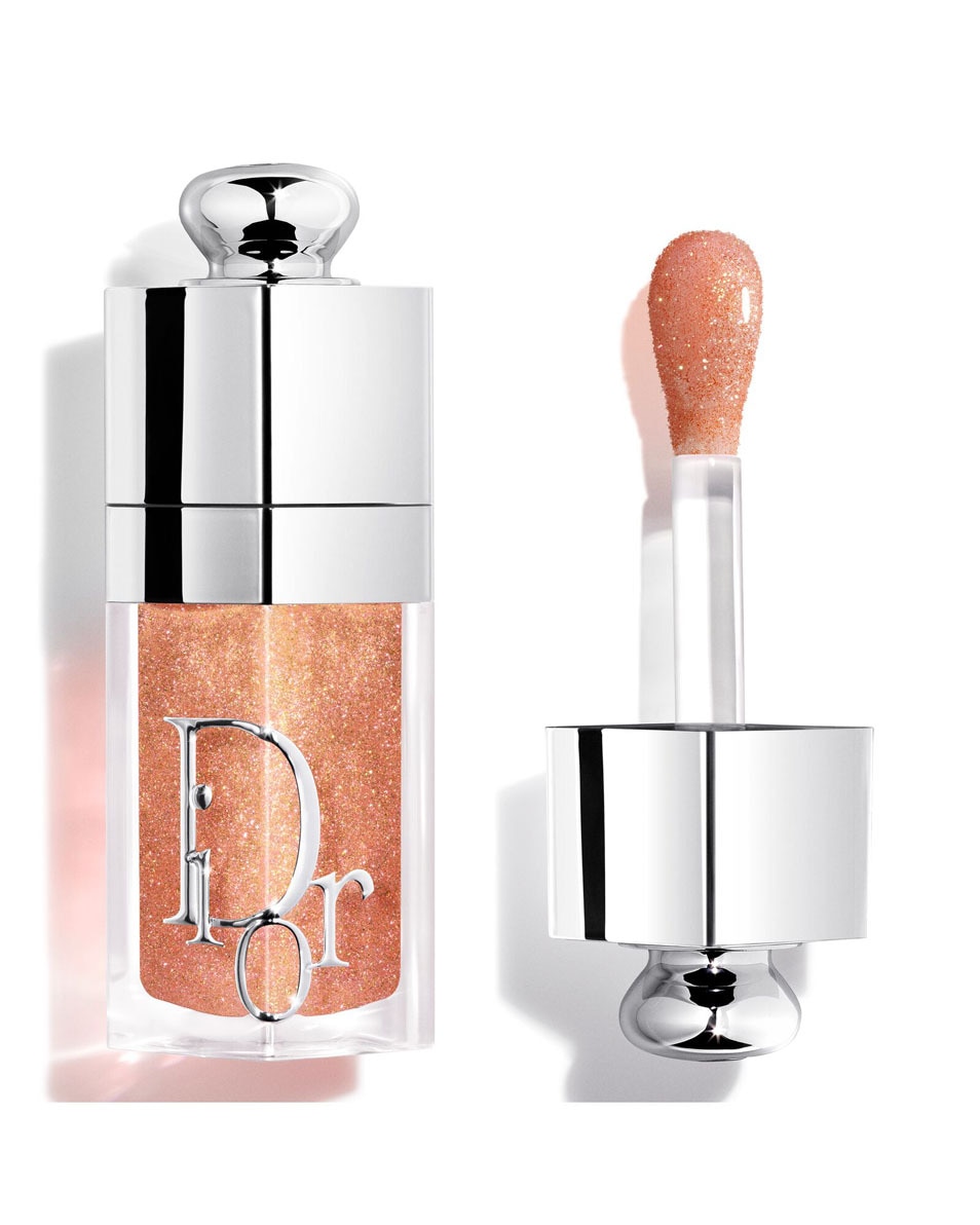 DIOR Dior Addict Lip Glow Oil Huile à lèvres hydratante 24h - 3 finis ultra-brillants 114 Glazed Honey