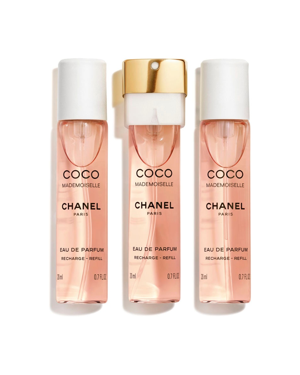 CHANEL COCO MADEMOISELLE EAU DE PARFUM TWIST AND SPRAY NAVULLING 3 ST