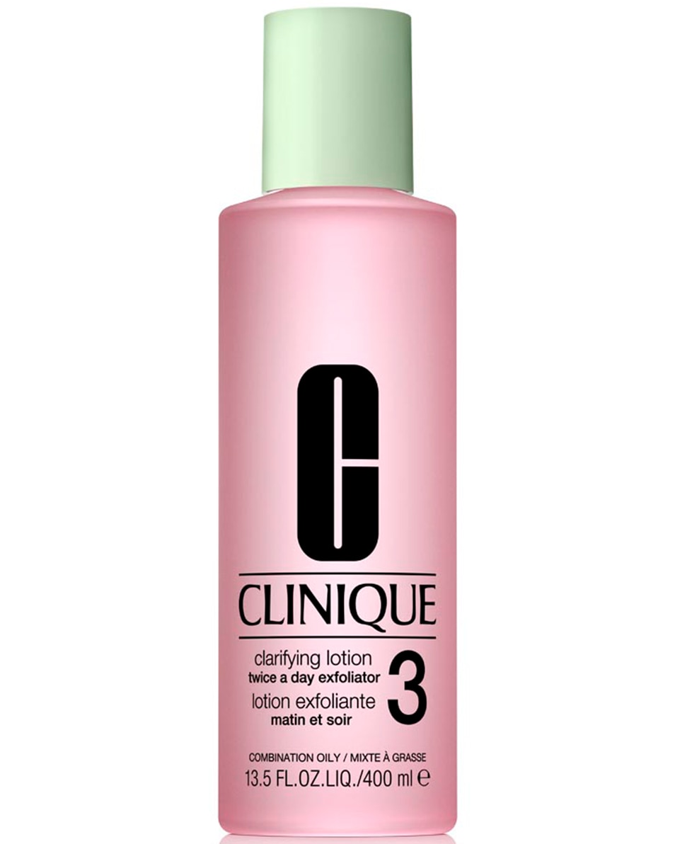 CLINIQUE CLARIFYING LOTION 3 - TWICE A DAY EXFOLIATOR LOTION EXFOLIANTE - PEAU MIXTE À GRASSE - 3-STEP SYSTEM 400 ML