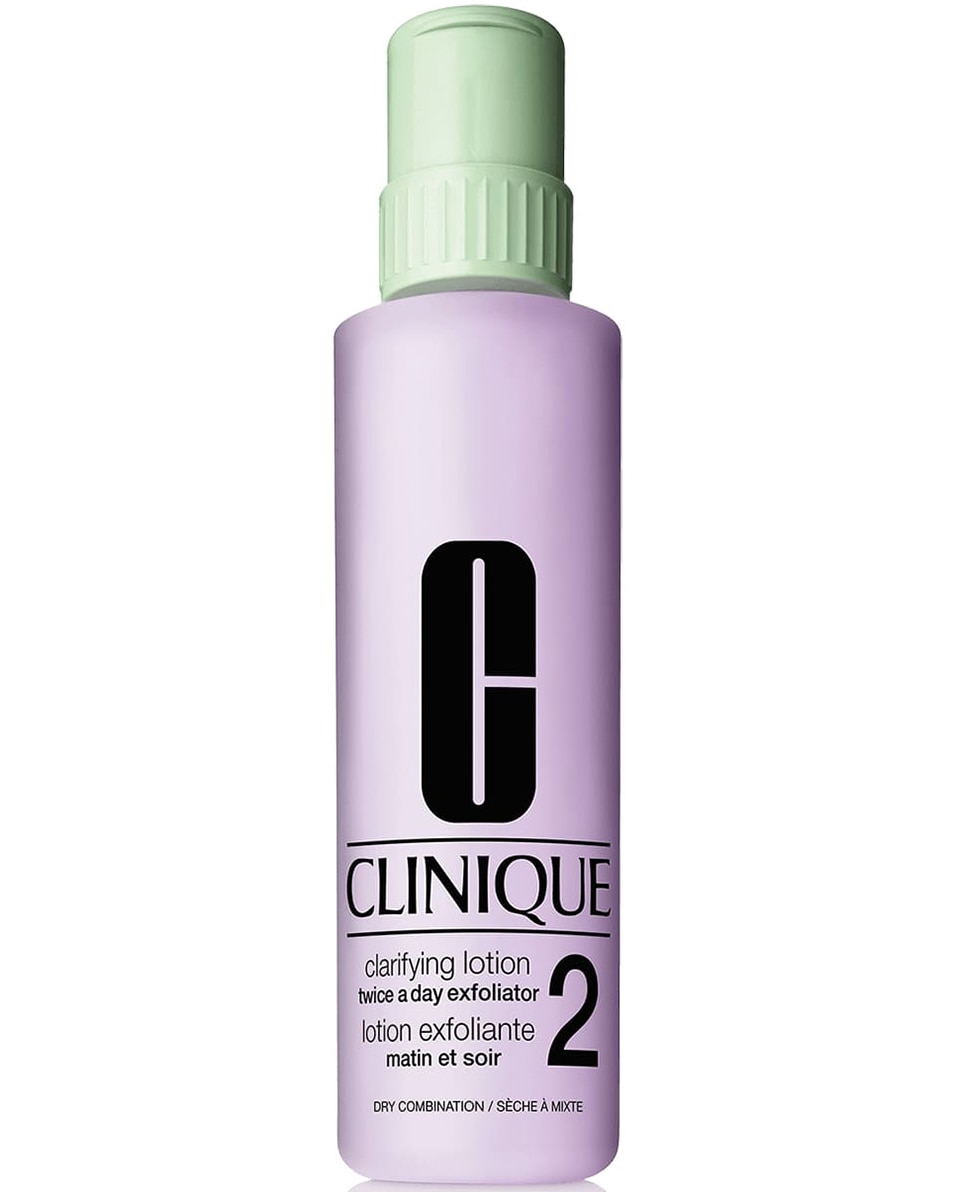CLINIQUE CLARIFYING LOTION 2 - TWICE A DAY EXFOLIATOR LOTION EXFOLIANTE - PEAU SÈCHE À MIXTE - 3-STEP SYSTEM 487 ML