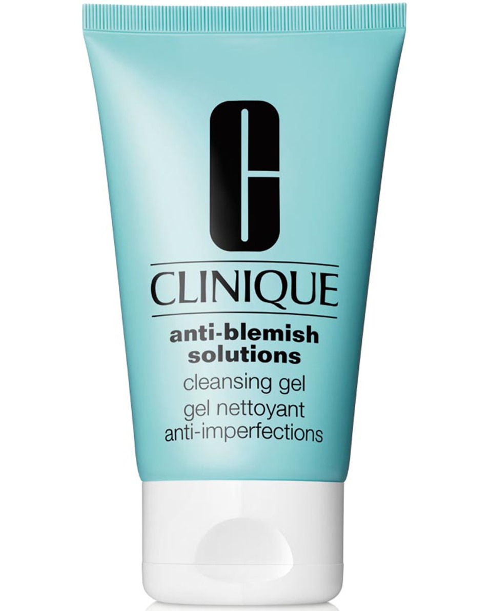 CLINIQUE ANTI-BLEMISH SOLUTIONS™ CLEANSING GEL REINIGINGSGEL - ANCE-GEVOELIGE HUID - CAMOUFLEERT & VOORKOMT ONZUIVERHEDEN 125 ML