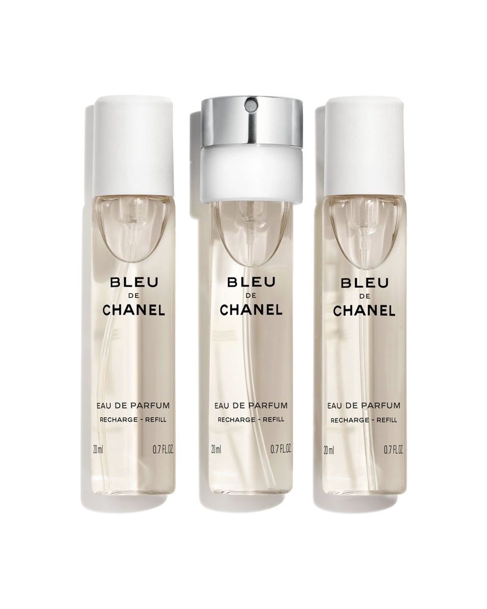 Chanel BLEU DE CHANEL EAU DE PARFUM NAVULLING REISVERSTUIVER 3 ST