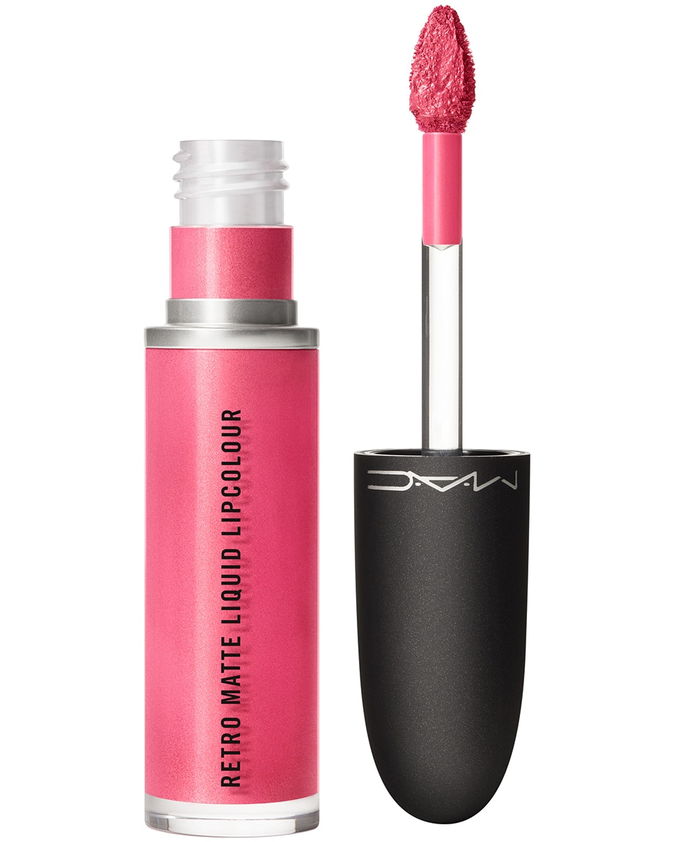 M.A.C RETRO MATTE LIQUID LIP COLOUR METALLICS 8U LANGHOUDENDE, VLOEIBARE LIPPENSTIFT - KLONTERT NIET 00 clear