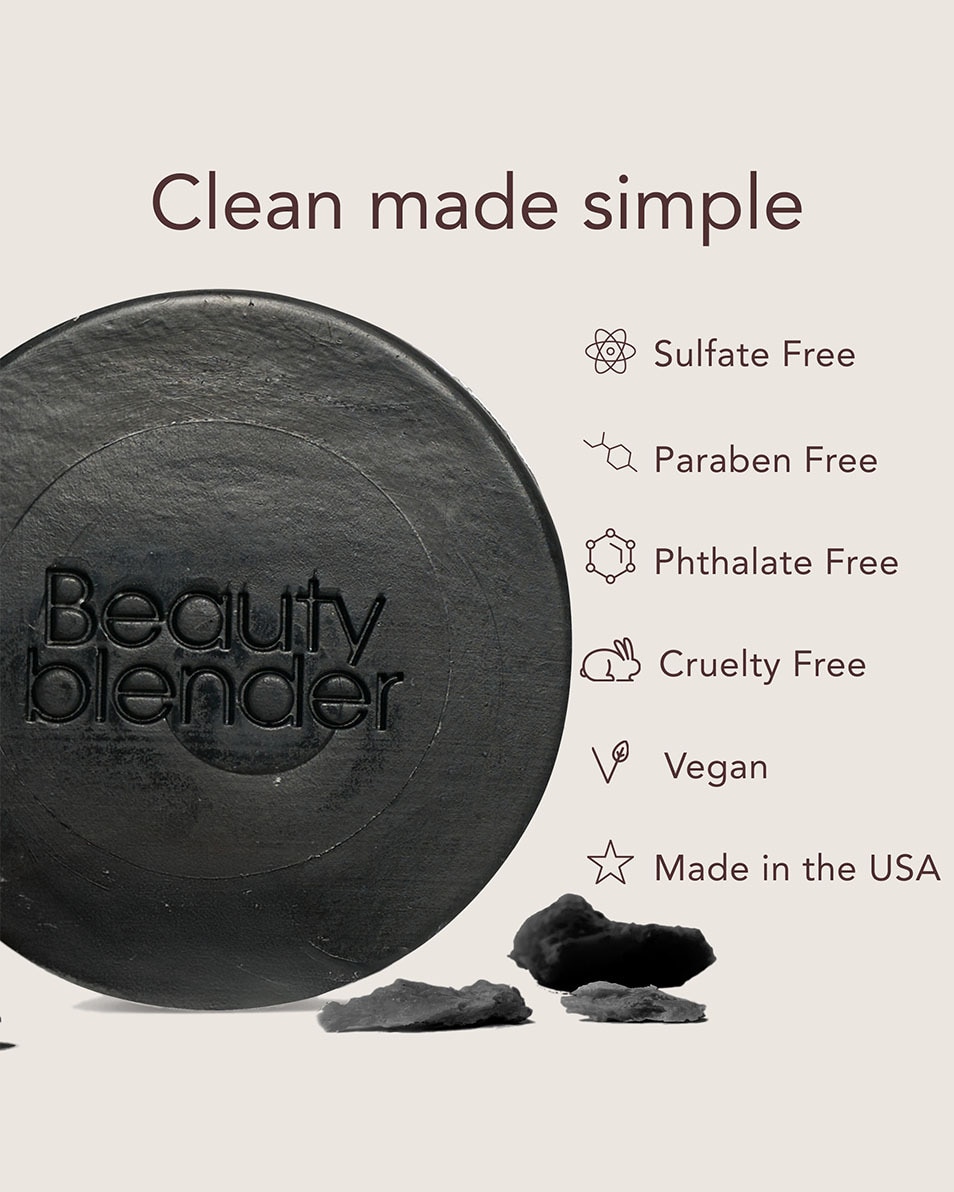 BEAUTYBLENDER BEAUTYBLENDER SOLID CHARCOAL CLEANSER 1 ST 2