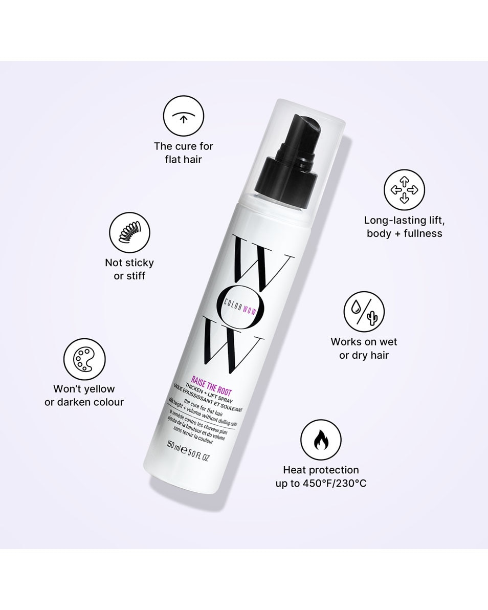 COLOR WOW Raise The Root Thicken + Lift Volumespray - Voor Fijn, Futloos En Dun Haar 150 ML 2