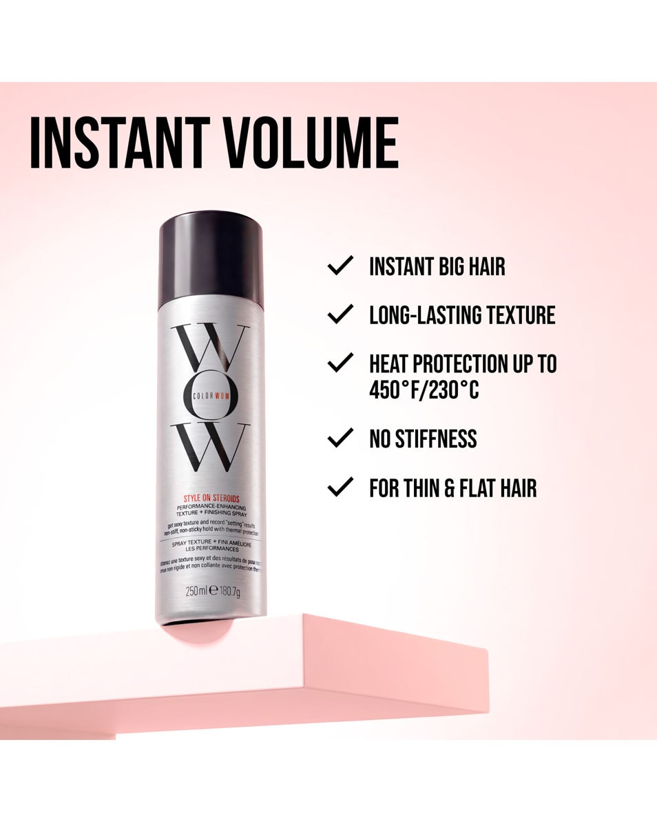 COLOR WOW Style On Steroids Stylingspray- Voor Fijn, Futloos Haar Zonder Volume 250 ML 2