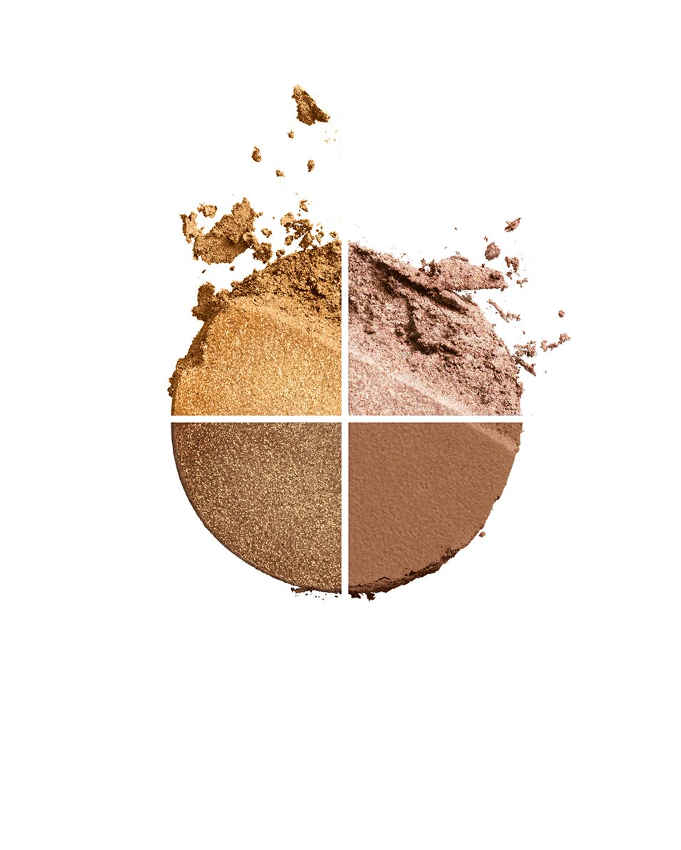 CLARINS MAKE UP EYE QUATUOR OMBRE 4 COULEURS 07-SAND AND GOLD 2