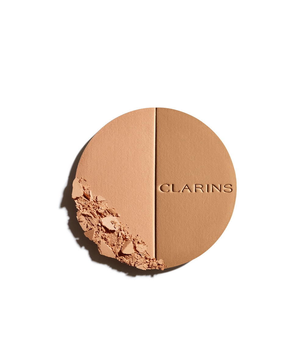 CLARINS MAKE UP BRONZING POWDER EVER BRONZE COMPACT PODWER 02-MEDIUM 2