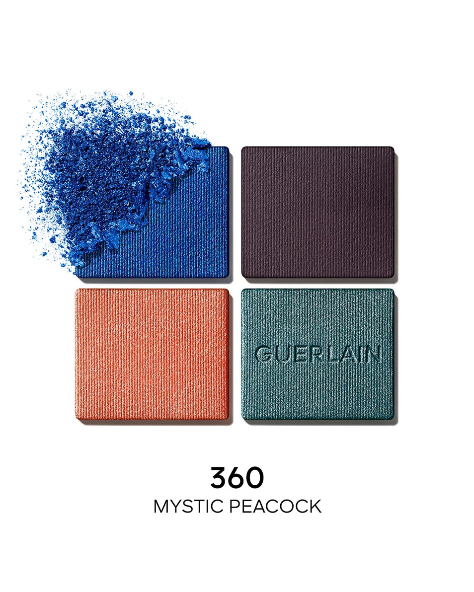 GUERLAIN OMBRES G OMBRES À PAUPIÈRES 4 COULEURS 360 Mystic Peacock 2