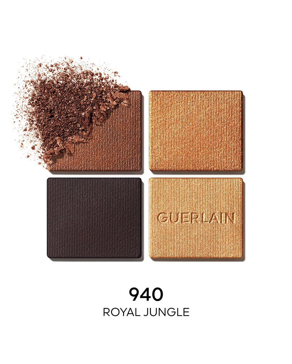 GUERLAIN OMBRES G OMBRES À PAUPIÈRES 4 COULEURS 940 Royal Jungle 2