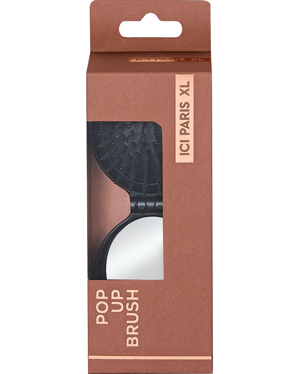 ICI PARIS XL ACCESSORIES BROSSE DÉPLIANTE AVEC MIROIR 1 ST 2