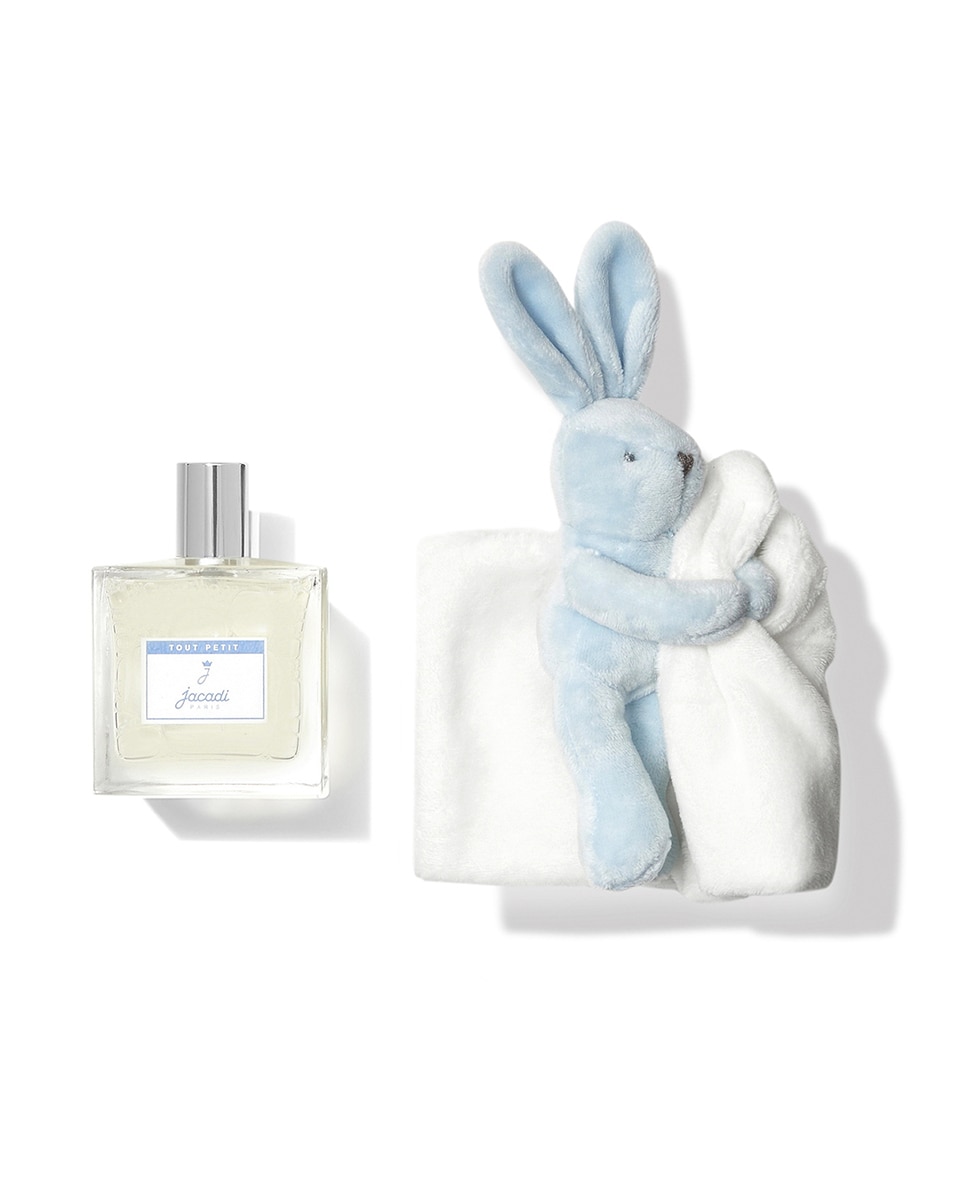 Eau de Senteur + Doudou lapin bleu