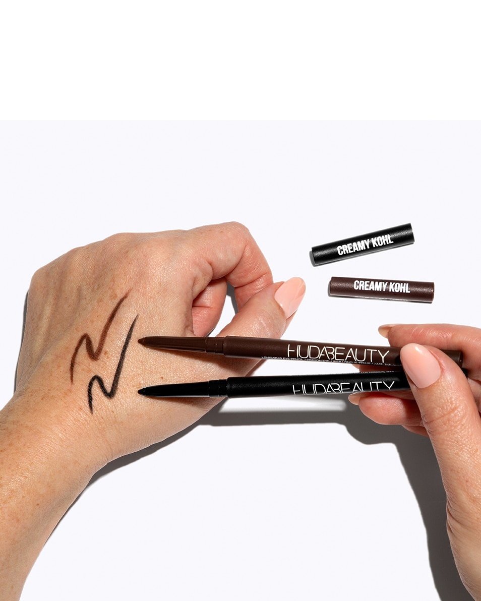 HUDA BEAUTY CREAMY KOHL LONGWEAR EYE PENCIL Intense Black 2