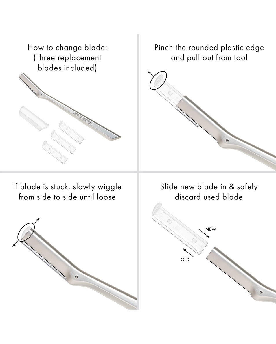 TWEEZERMAN BEAUTYTOOLS PALES DE REMPLACEMENT 1 ST 2