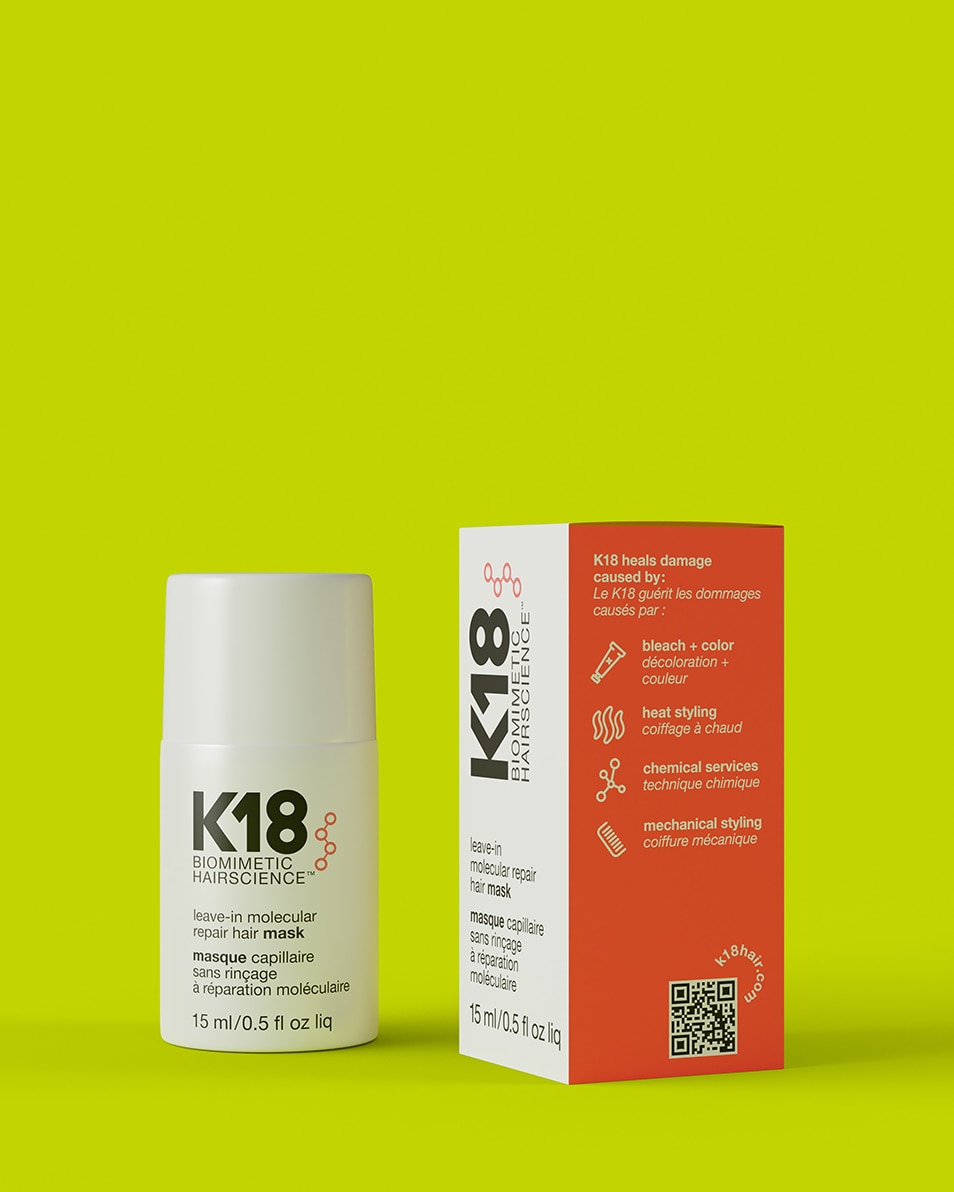 K18 LEAVE-IN MOLECULAR REPAIR HERSTELLEND HAARMASKER 15 ML