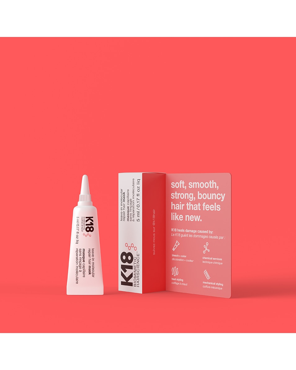 K18 LEAVE-IN MOLECULAR REPAIR HERSTELLEND HAARMASKER 5 ML 2