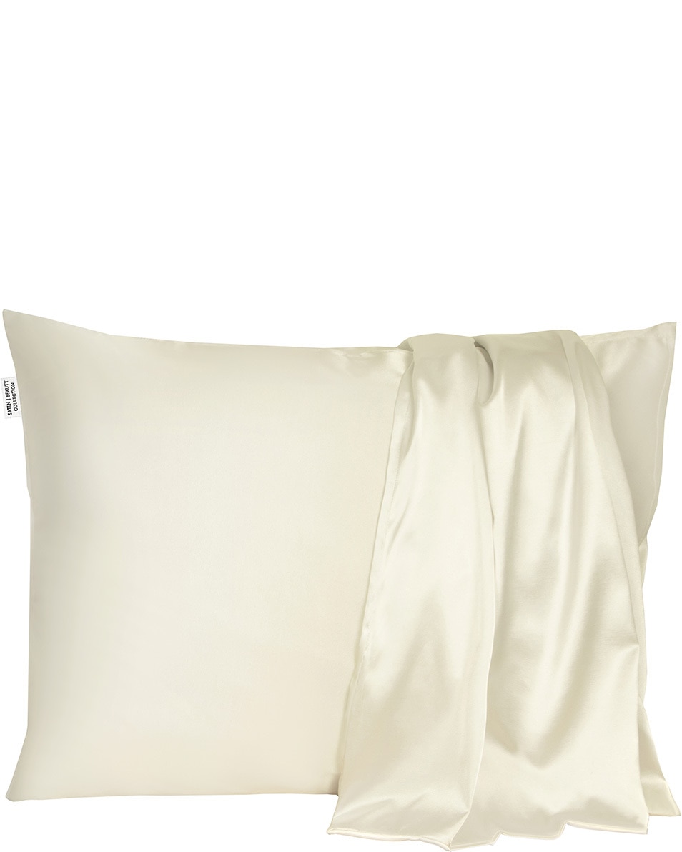 SATIN BEAUTY COLLECTION SATIN BEAUTY COLLECTION SATIJNEN KUSSENSLOOP 60x70cm White 2