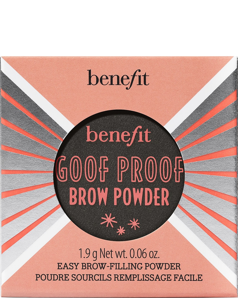 BENEFIT COSMETICS BROW COLLECTION GOOF PROOF BROW POWDER 6 cool soft black 2