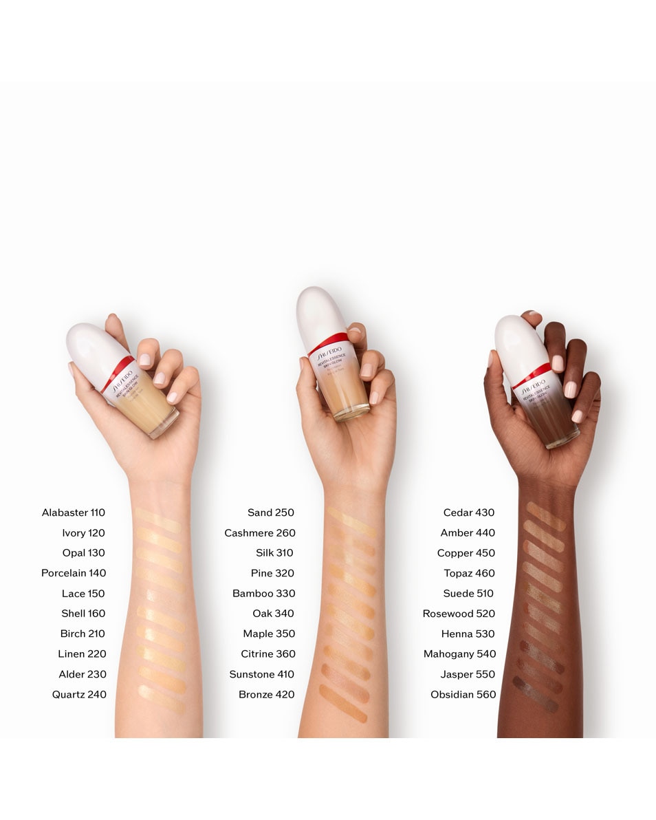 SHISEIDO SHISEIDO MAKE-UP REVITALESSENCE SKIN GLOW FOUNDATION SPF30 220 Linen