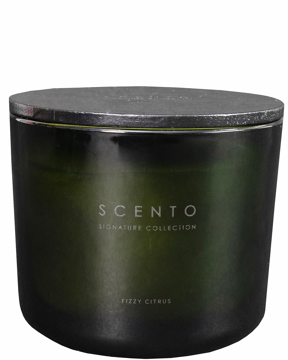 SCENTO SIGNATURE COLLECTION FIZYY CITRUS KLEINE KAARS 325 G 2