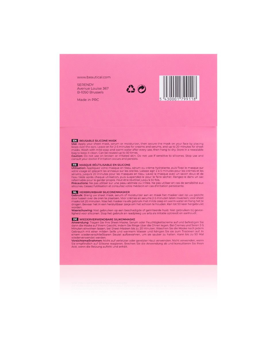 MASQUE RÉUTILISABLE EN SILICONE