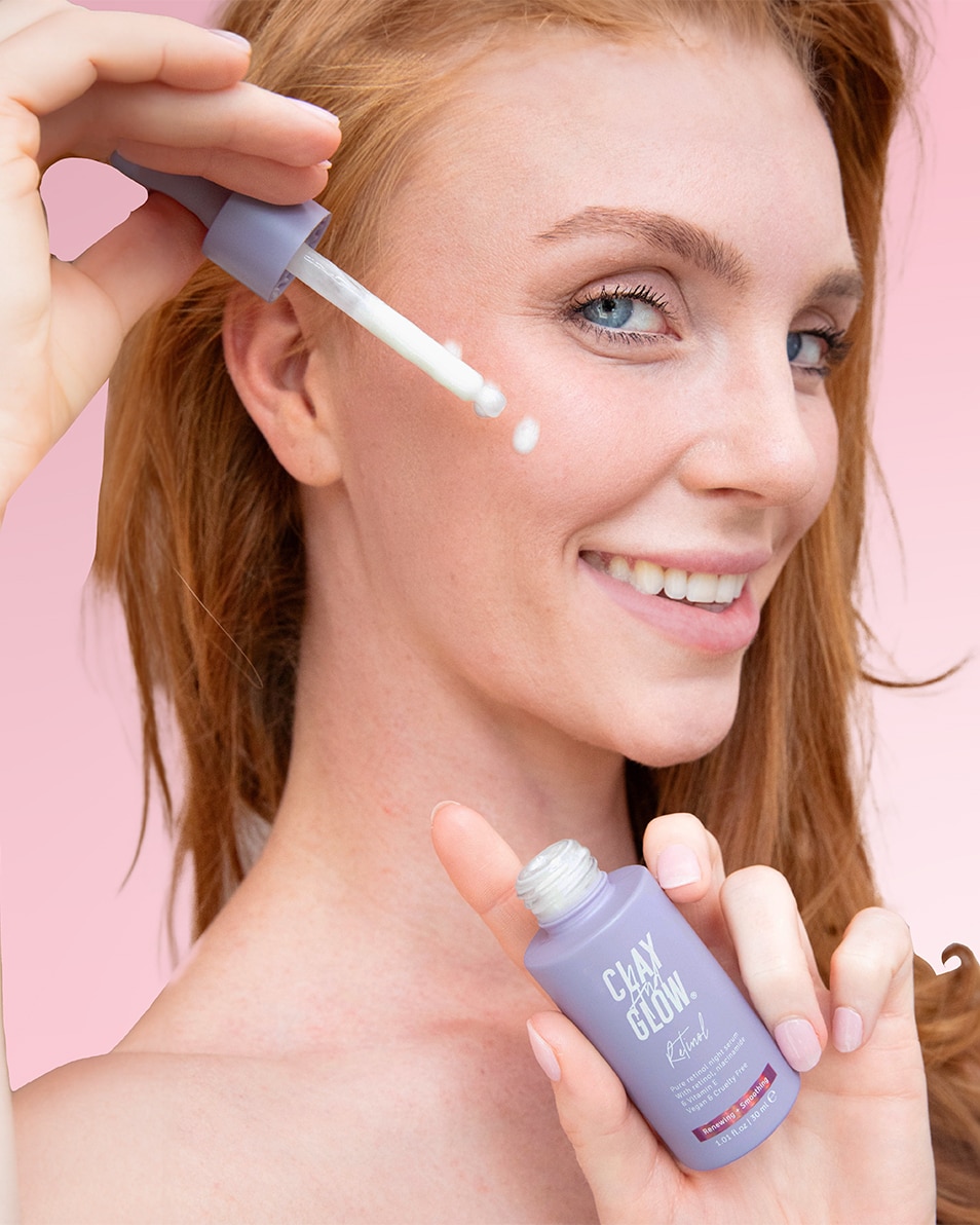 CLAY AND GLOW Retinol Nacht Serum Serum 30 ML 2