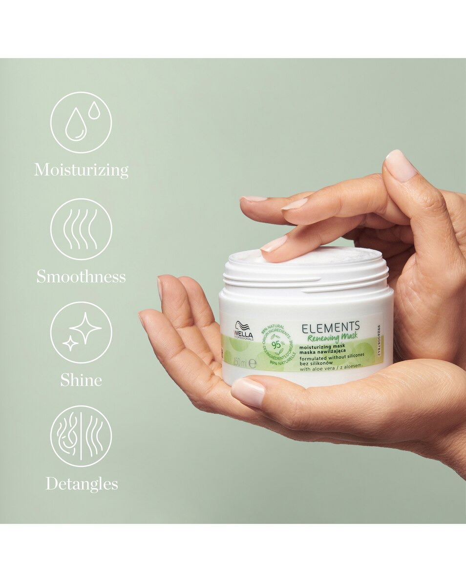 Hydraterend masker zonder sulfaten en siliconen