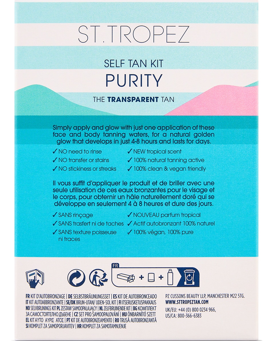 ST.TROPEZ Purity Selfbruiner set gezicht en lichaam 3 ST 2