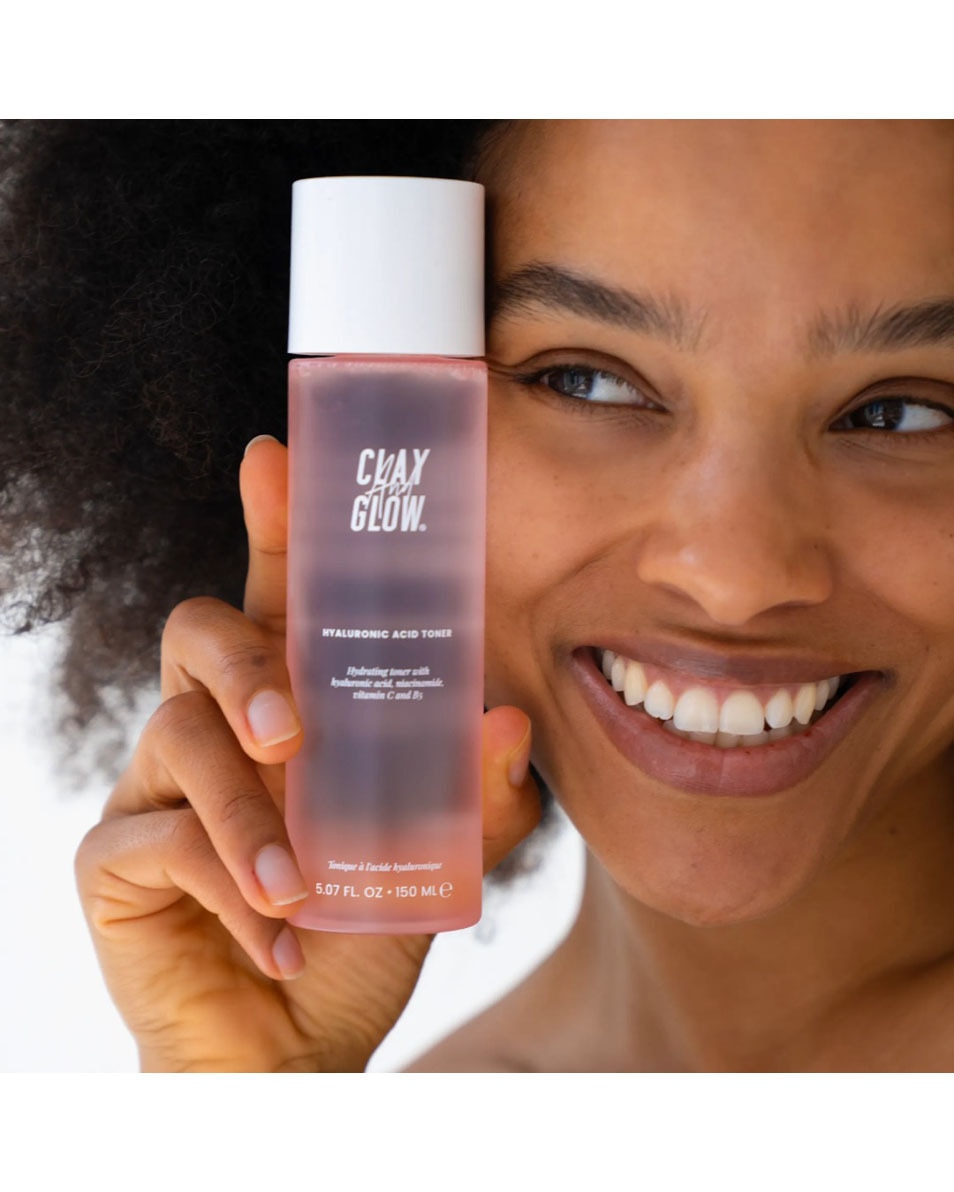 CLAY AND GLOW Cleansing + Hydrating Hyaluronic Acid Toner 150 ML 2