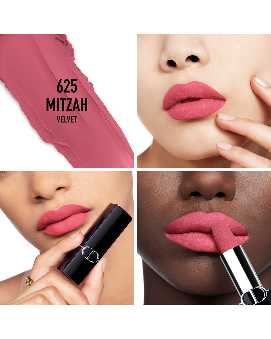 DIOR Rouge Dior Lipstick - comfort en langhoudend VELVET - 625 MITZAH 2