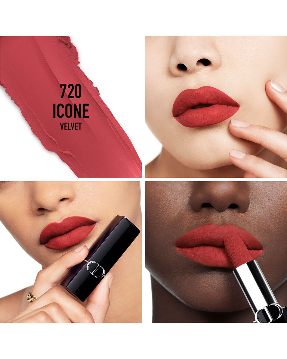 DIOR Rouge Dior Lipstick - comfort en langhoudend VELVET - 720 ICONE 2