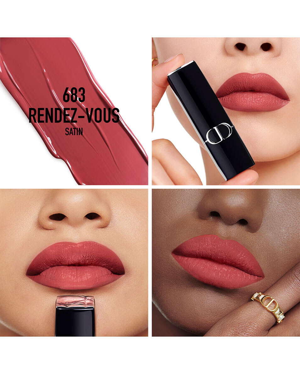 DIOR Rouge Dior Lipstick - comfort en langhoudend SATIN - 683 RENDEZ-VOUS 2