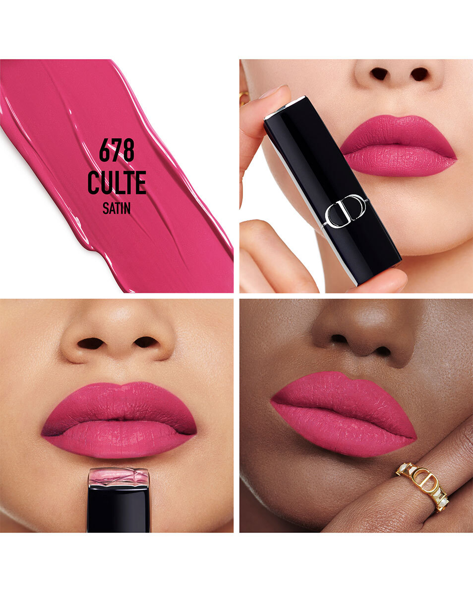 DIOR Rouge Dior Rouge à lèvres - confort et longue tenue SATIN - 678 CULTE 2