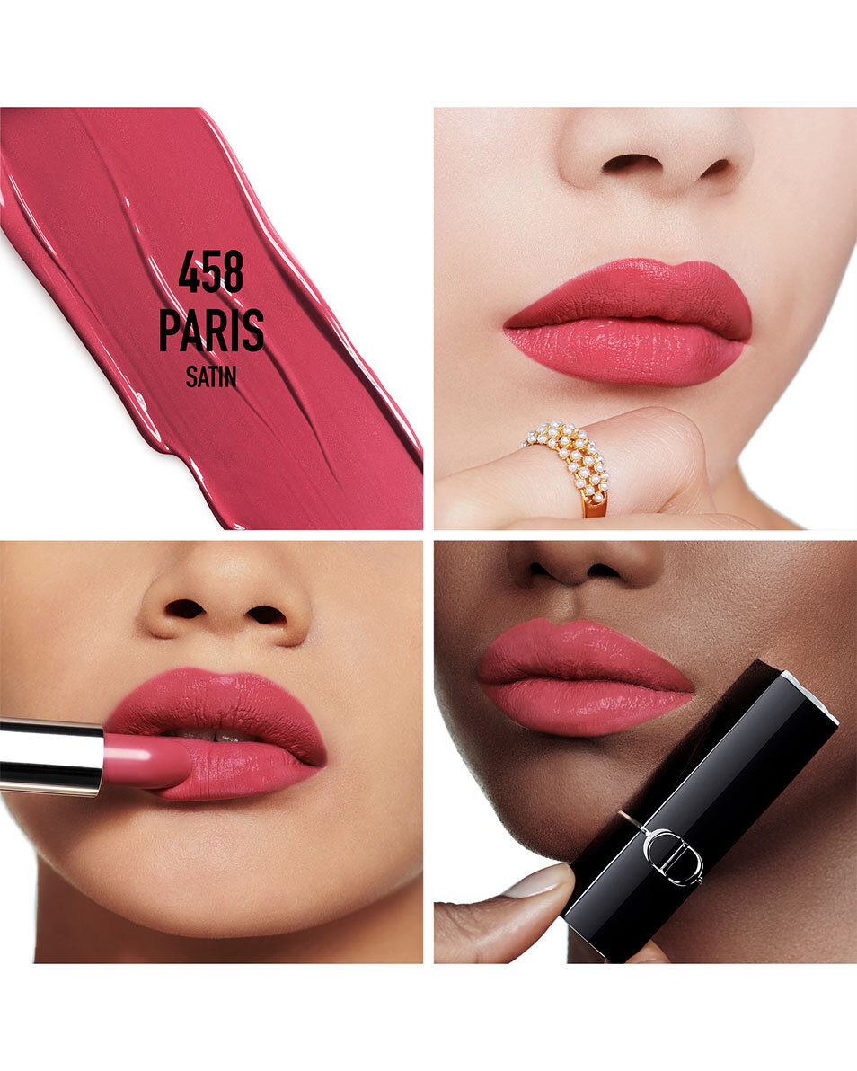 DIOR Rouge Dior Rouge à lèvres - confort et longue tenue SATIN - 458 PARIS 2