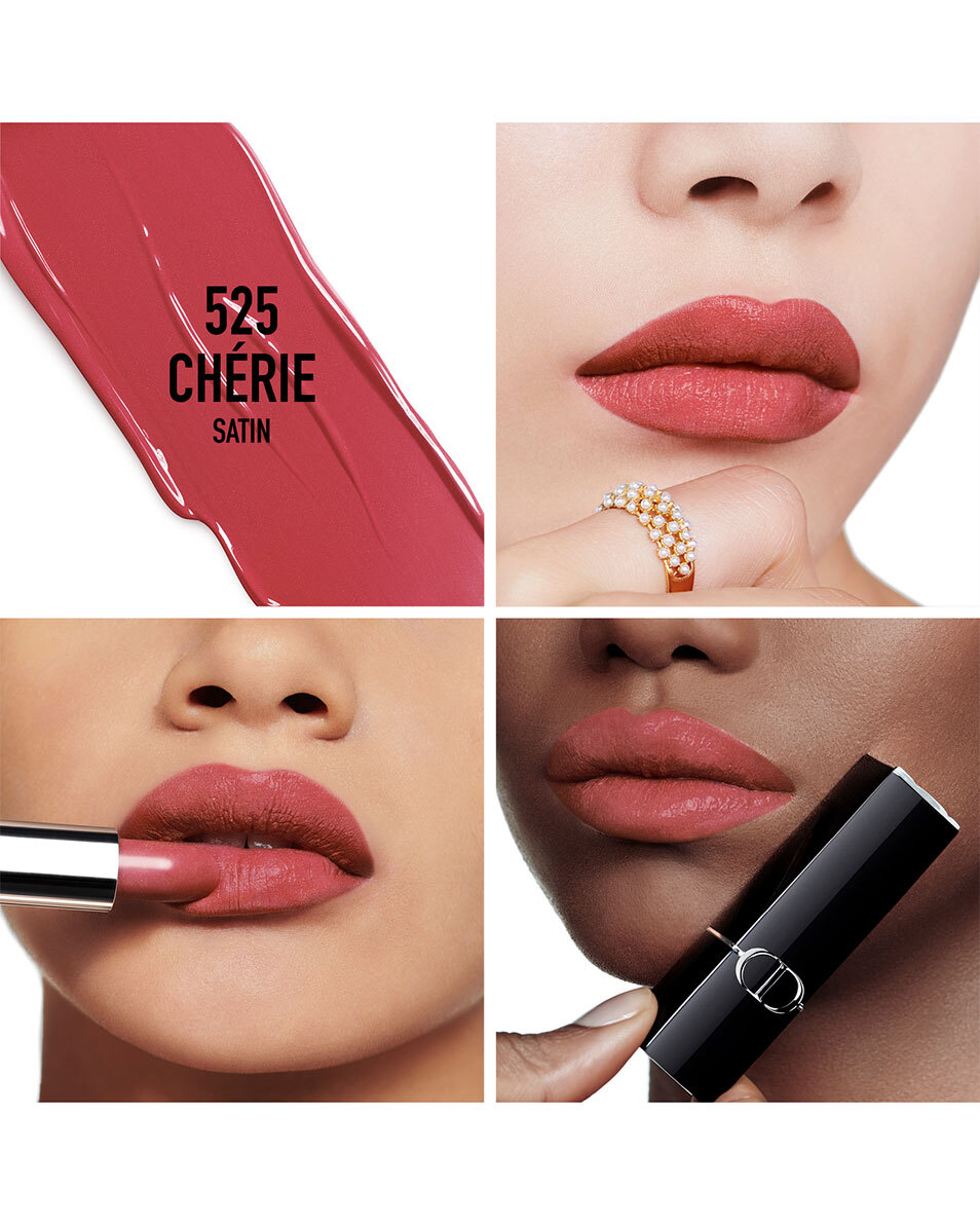 DIOR Rouge Dior Rouge à lèvres - confort et longue tenue SATIN - 525 CHÉRIE 2
