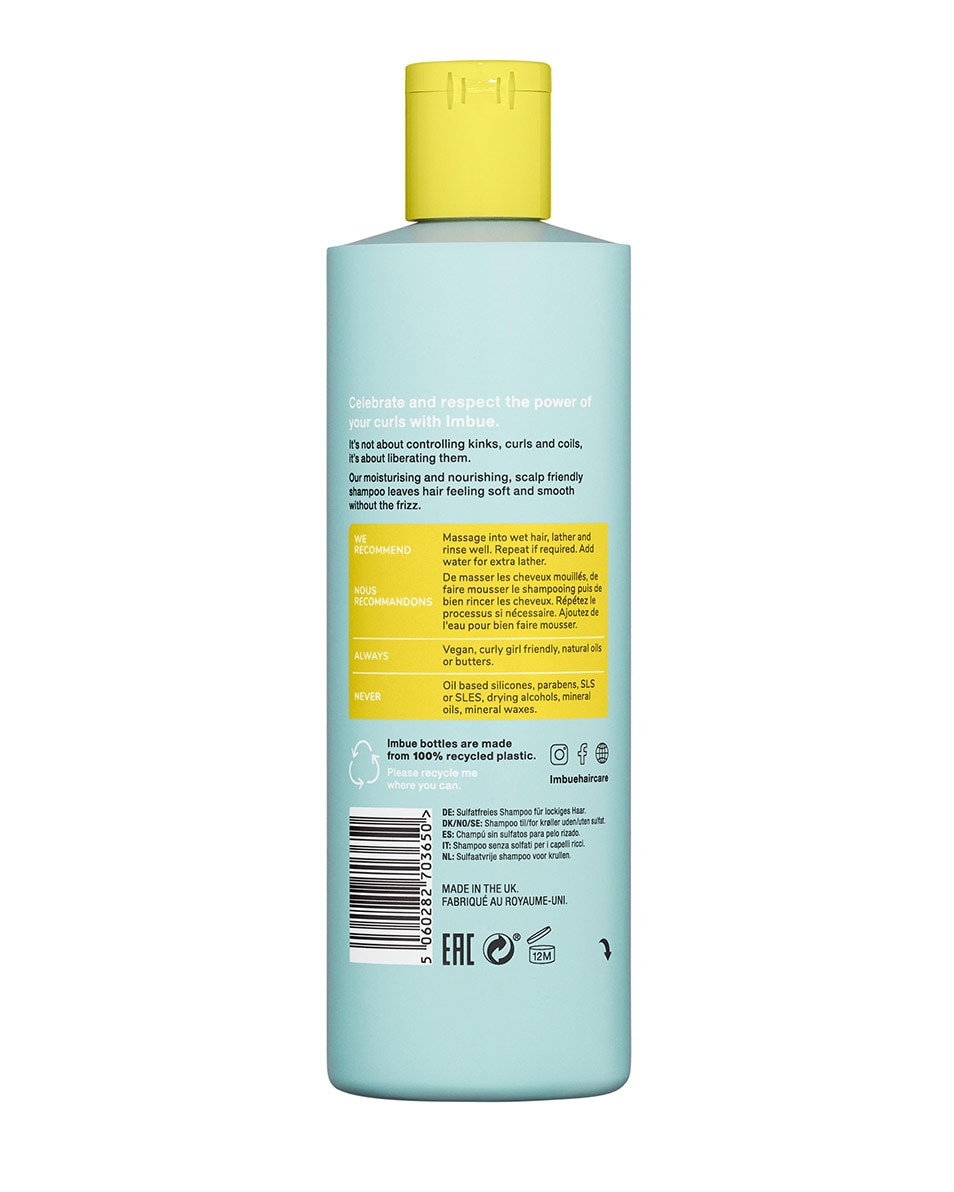 IMBUE Cleanse Curl Liberating Sulphate Free Shampoo 400 ML 2