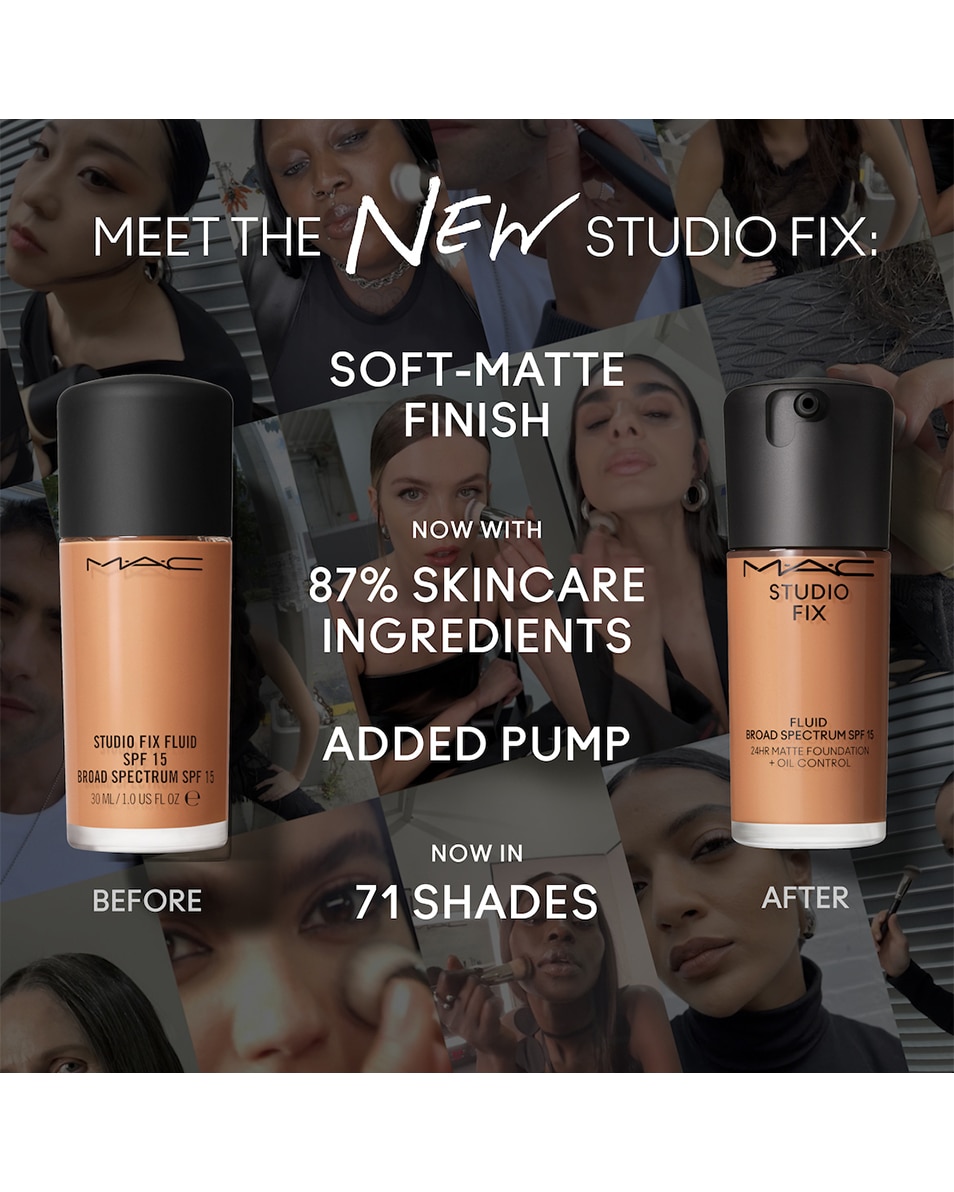 M.A.C Studio Fix Fluid Foundation Matte dekking - naturel & langhoudend NC41 2