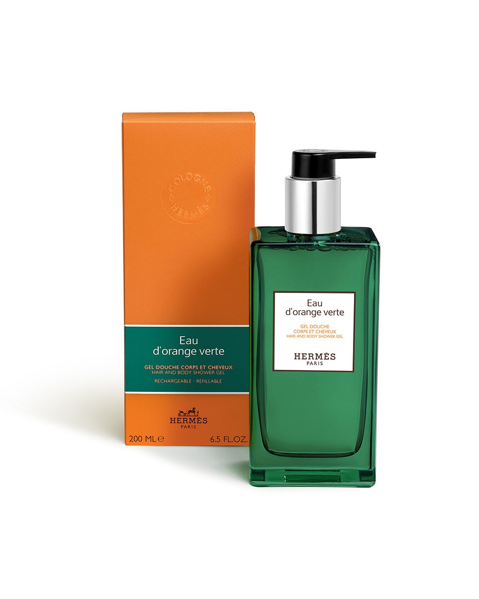 HERMÈS Le Bain Eau d'orange verte, gel douche corps et cheveux 200 ML 2