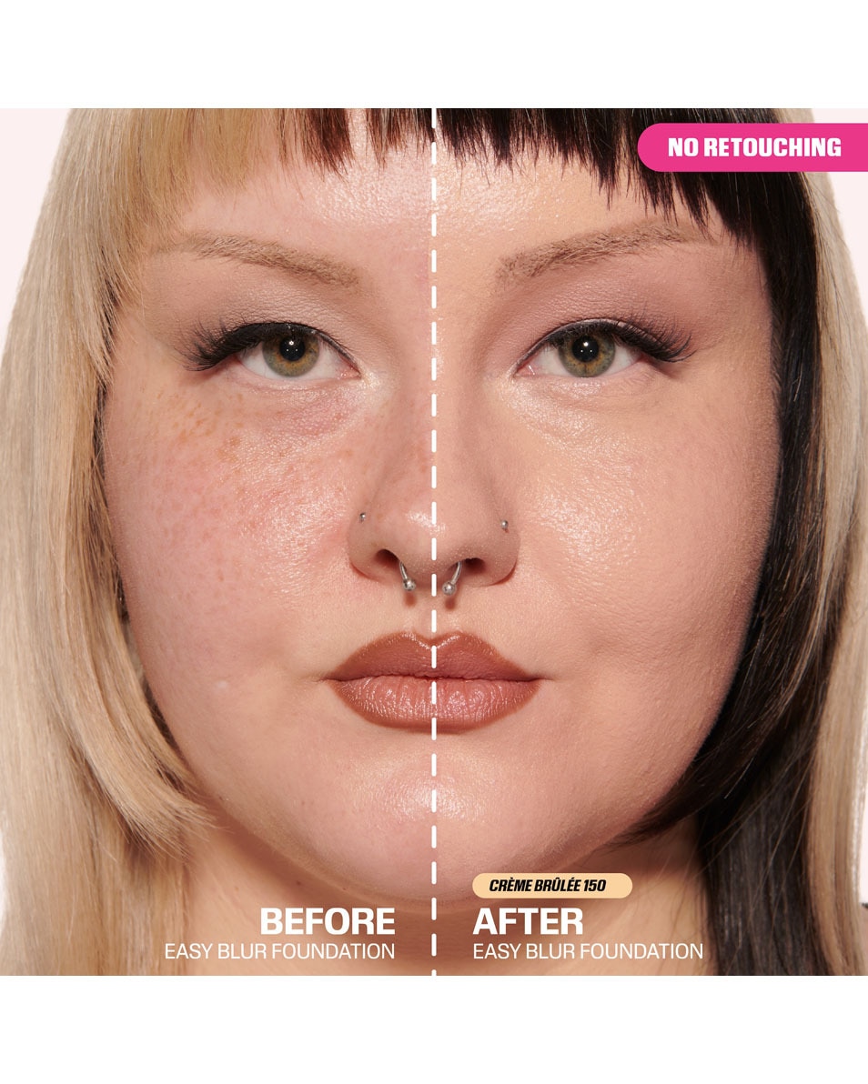 HUDA BEAUTY EASY BLUR NATURAL AIRBRUSH FOUNDATION 150 WARM - Cr me Brul e